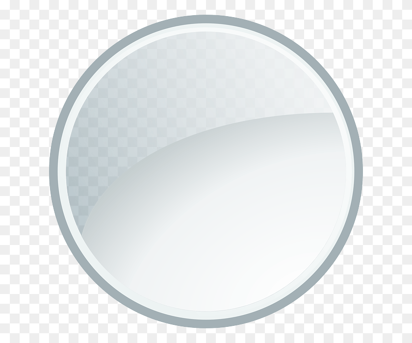 640x640 Gray Circle Glass Glossy Vector Circle Glass Icon, Lamp, Sphere, Mirror Descargar Hd Png