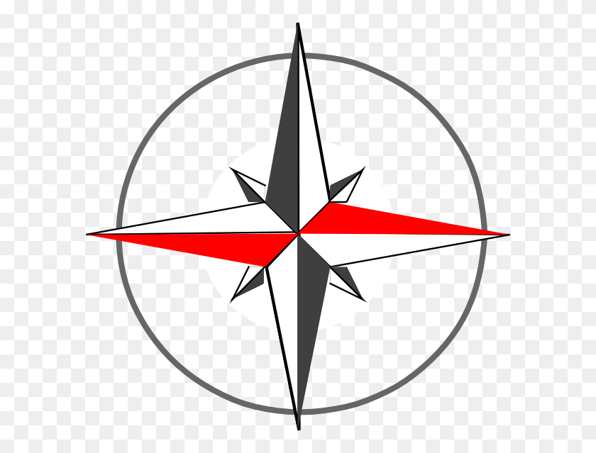 600x579 Gray Compass 5 East West North South Logo, Bow, Compass Math, Symbol HD PNG Download
