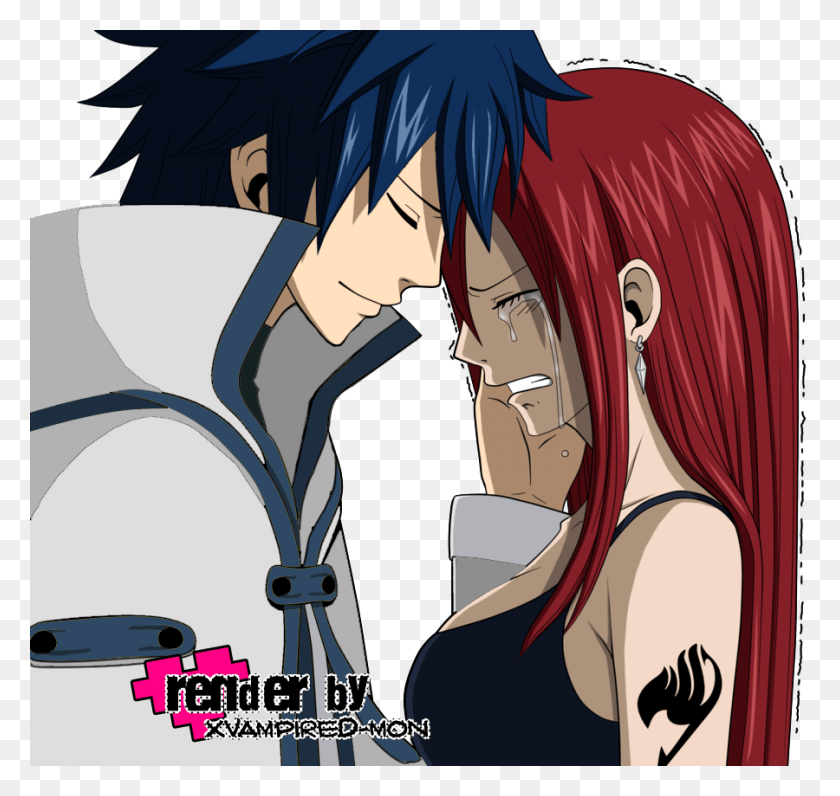900x850 Gray Is More Fit To Comfort Erza Than Jellal Fairy Tail Gerard And Erza, Comics, Book, Manga HD PNG Download