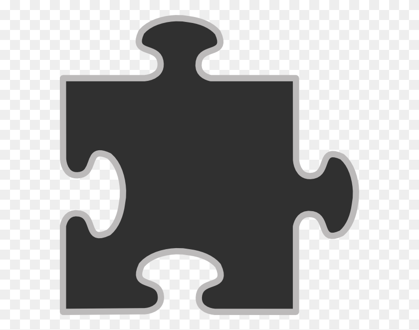 600x601 Gray Puzzle Piece, Jigsaw Puzzle, Game, Cross HD PNG Download