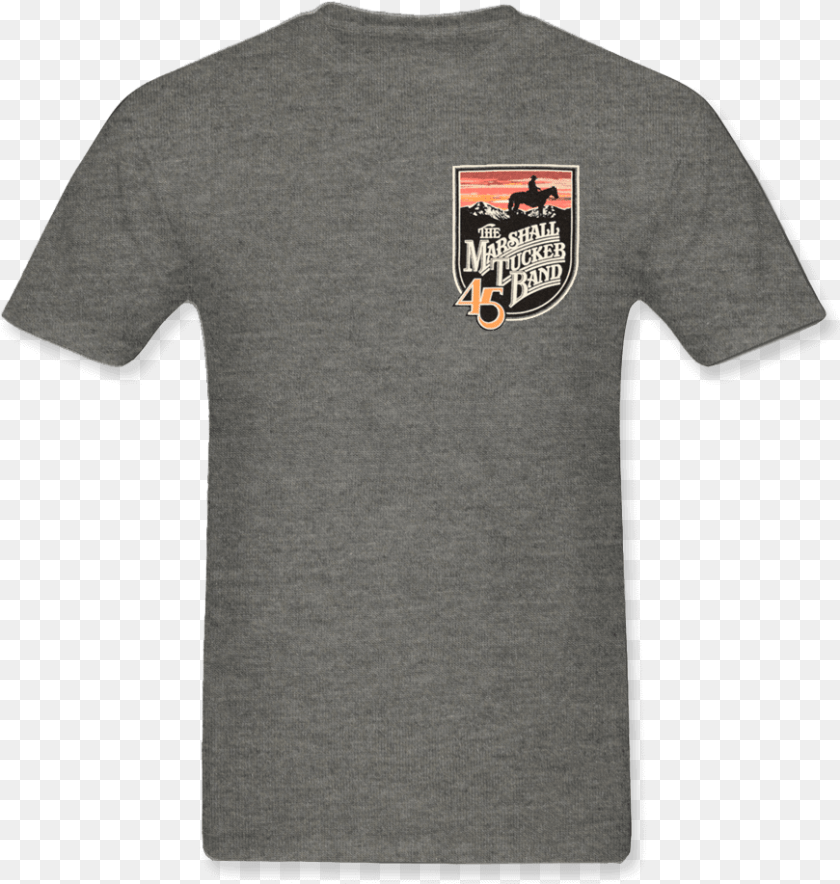 Gray Shirt With Shield Logo Active Shirt, Clothing, T-shirt, Person Sticker PNG