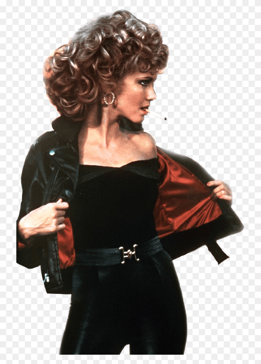 736x1113 Grease Sandy Sandygrease 50s 70s Aesthetic Musical Olivia Newton John Grease, Person, Human, Clothing HD PNG Download