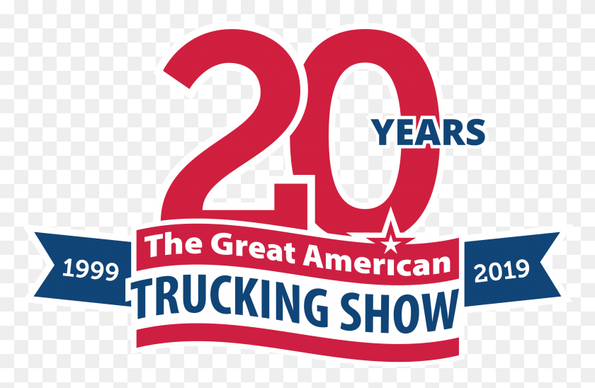 2785x1745 Great American Trucking Show 2019, Text, Logo, Symbol HD PNG Download