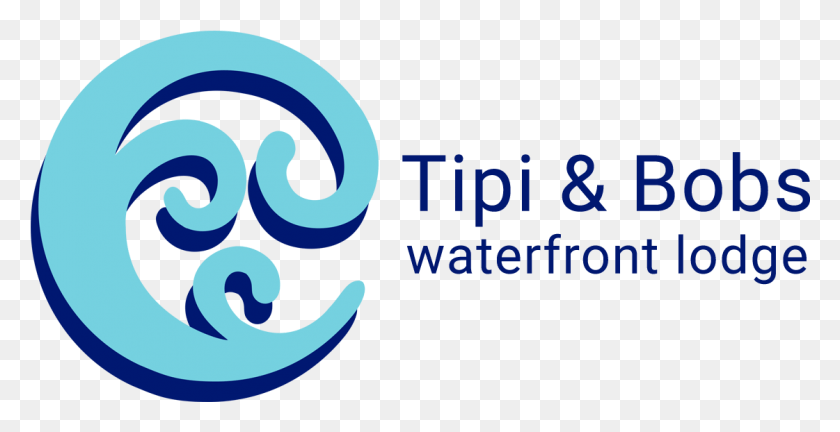 1121x536 Great Barrier Island Accommodation Tipi Amp Bobs Waterfront Graphic Design, Text, Alphabet, Symbol HD PNG Download