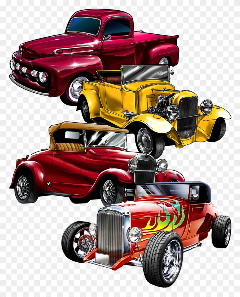 1191x1495 Great Dane Graphics Offers New Vintage Car Designs Antique Car, Vehicle, Transportation, Automobile HD PNG Download