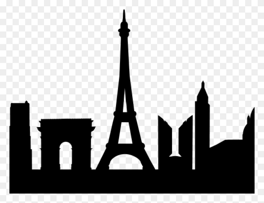 1024x768 Great Day Paris Silhouette, Gray, World Of Warcraft HD PNG Download