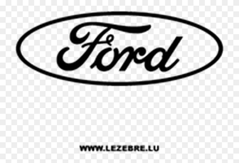 747x513 Descargar Png Great Ford Logo Decal 2 Inspiration Ford, Texto, Escritura A Mano, Caligrafía Hd Png