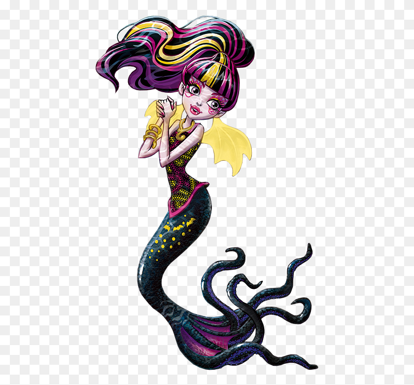 453x721 Great Scarrier Reef Monster High Scarrier Reef Draculaura, Person, Human, Sea Life HD PNG Download