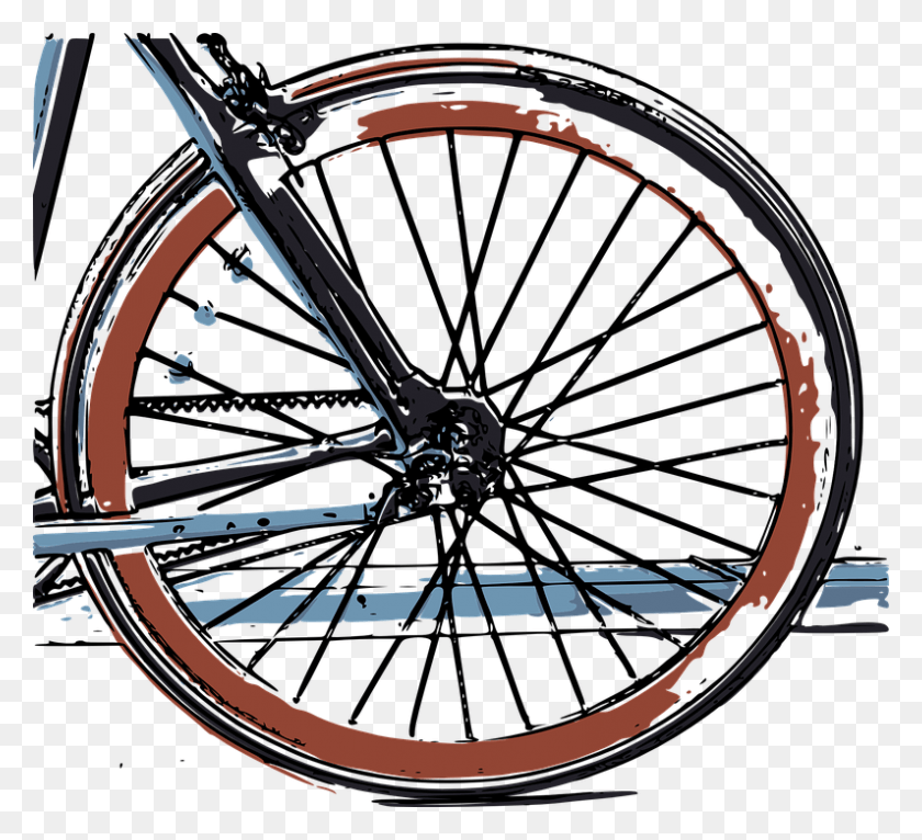 795x720 Great Vic Bike Ride Real Life Examples Of A Tangent, Wheel, Machine, Spoke HD PNG Download