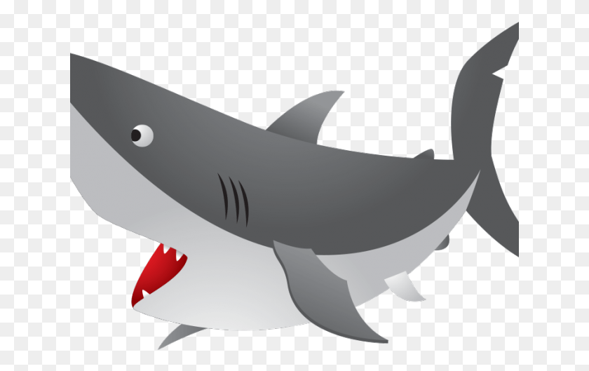641x469 Great White Shark Clipart Grey Shark Great White Shark Clip Art, Sea Life, Fish, Animal HD PNG Download