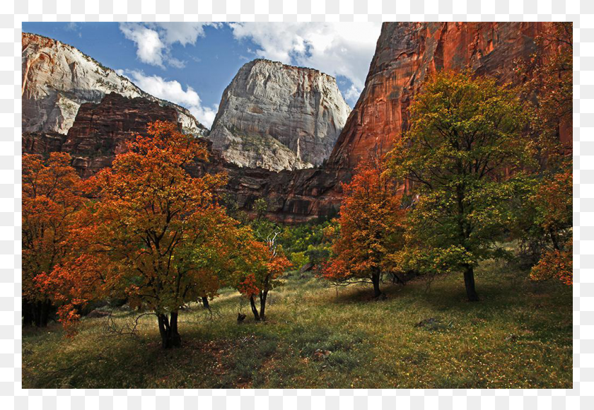 1025x684 Great White Throne Zion National Park Utah Autumn, Nature, Outdoors, Mountain HD PNG Download