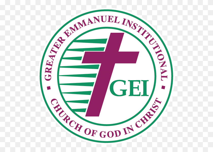539x539 Greater Emmanuel Institutional Church Of God In Christ Cross, Label, Text, Logo HD PNG Download