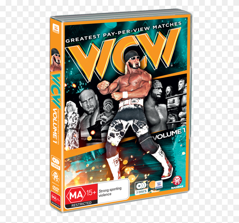 516x724 Greatest Pay Per View Matches Vol Wcw Greatest Ppv Matches Volume 1 Dvd Cover, Person, Human, Poster HD PNG Download