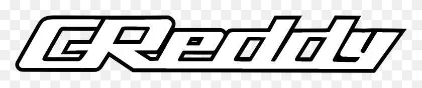 2331x345 Greddy Logo Black And White Greddy, Text, Symbol, Trademark HD PNG Download