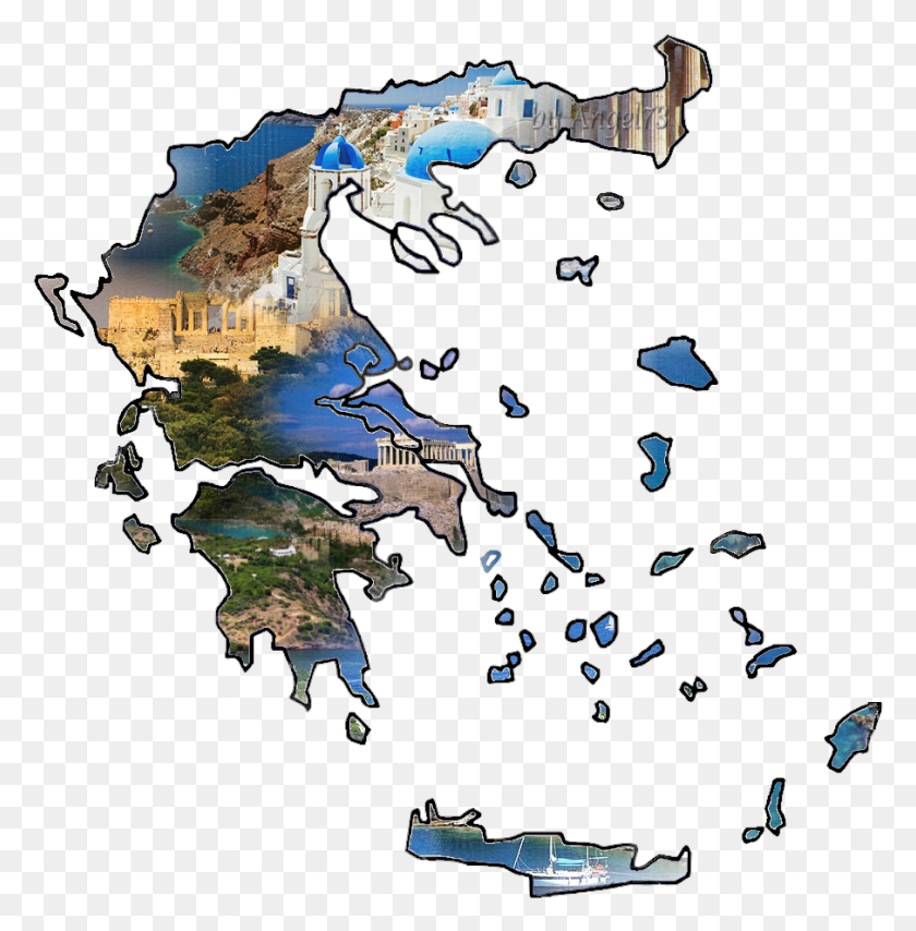 905x922 La Región De Grecia Png / Mapa Png
