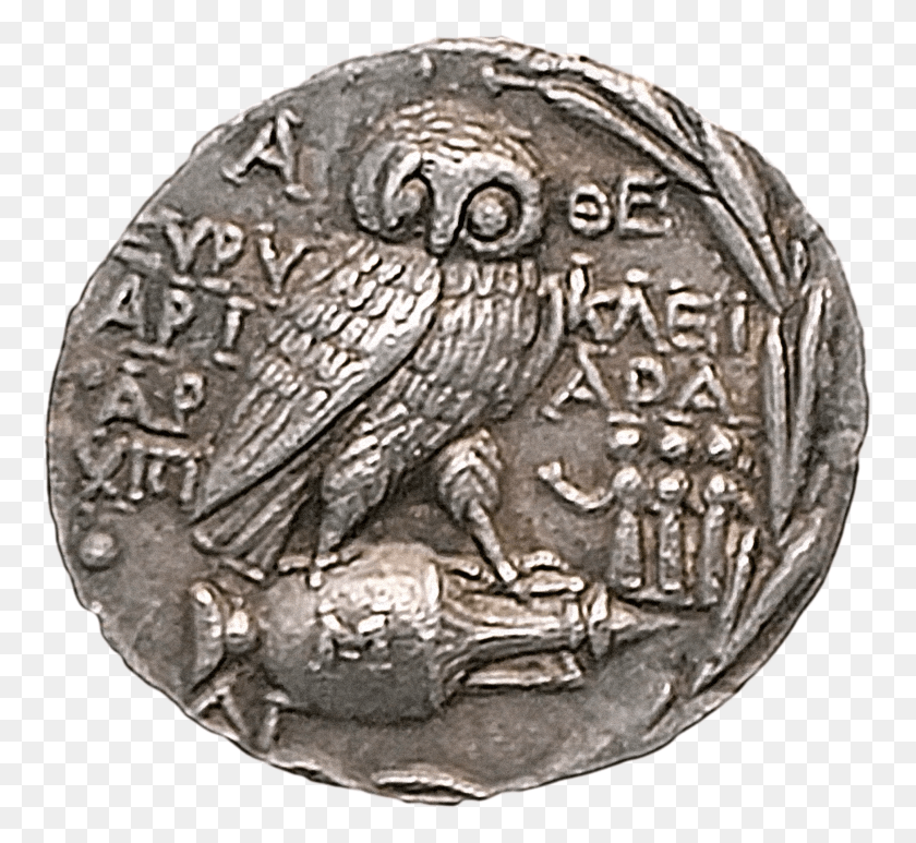 761x713 Descargar Png Moneda Griega Tetradrachme Panathenaic Games 3 Moedas Da Grecia Antiga, Dime, Money, Casco Hd Png