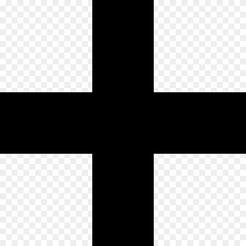 Greek Cross, Gray Clipart PNG