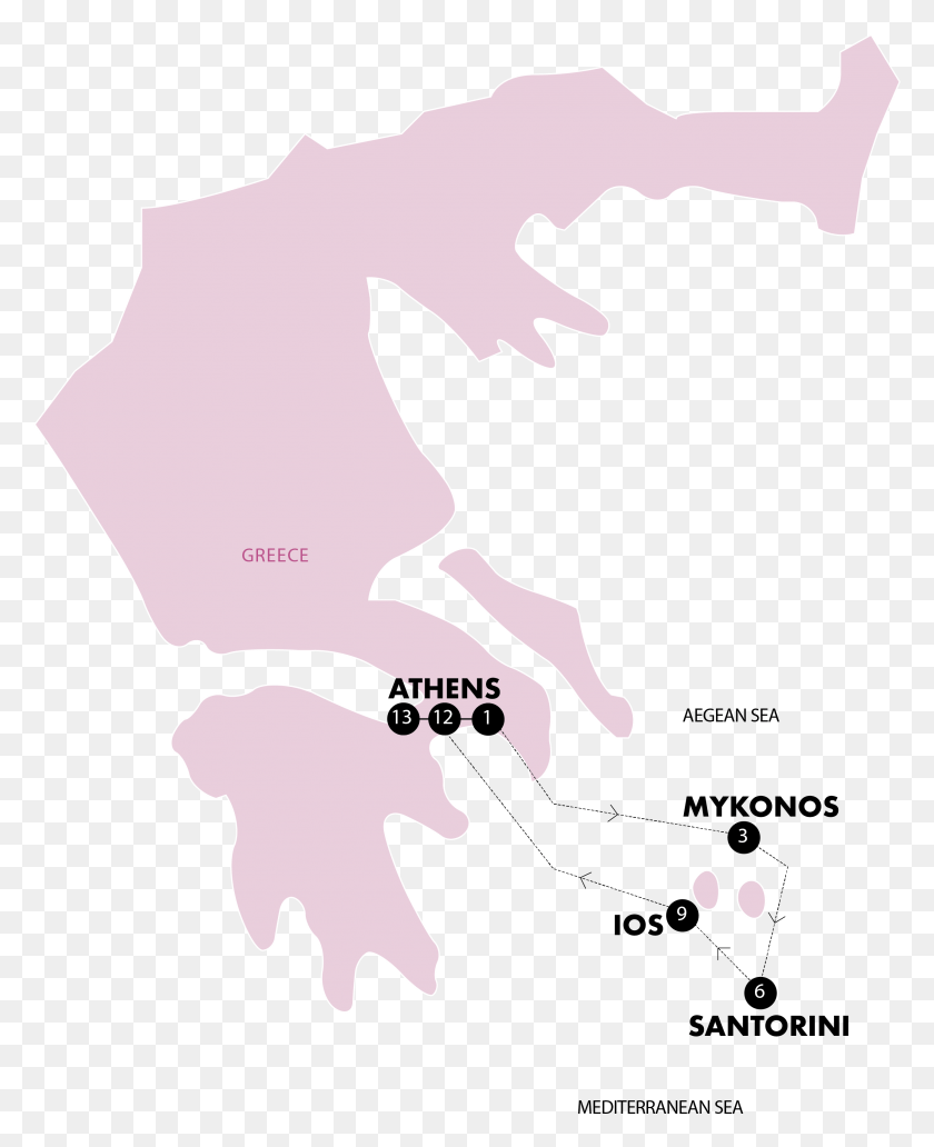 2560x3192 Greek Island Hopping With Contiki Map, Stencil, Leaf HD PNG Download