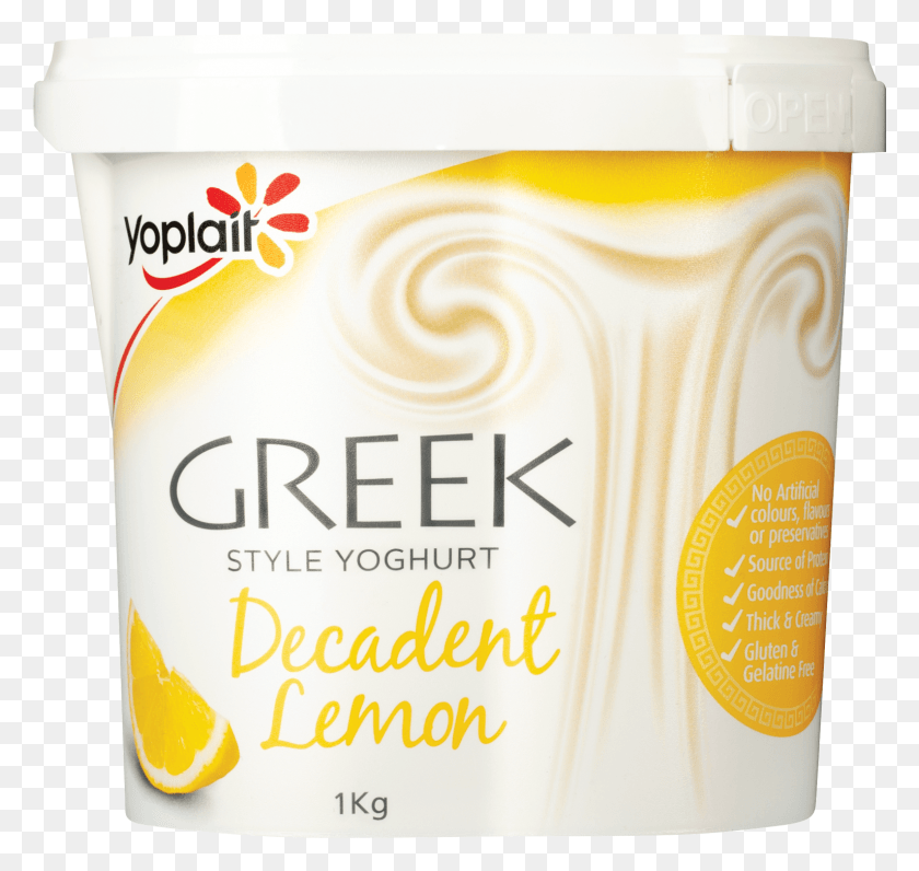 1532x1447 Greek Style Decadent Lemon Yoplait, Dessert, Food, Yogurt HD PNG Download