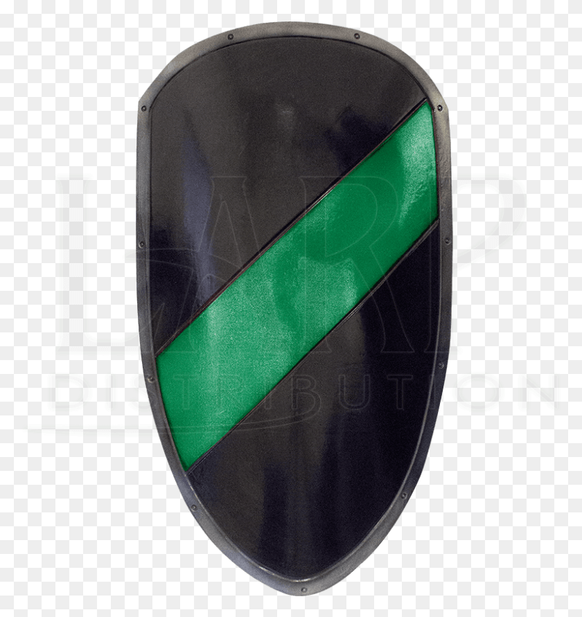 798x851 Green And Black Striped Ready For Battle Large Shield Emblem, Armor HD PNG Download