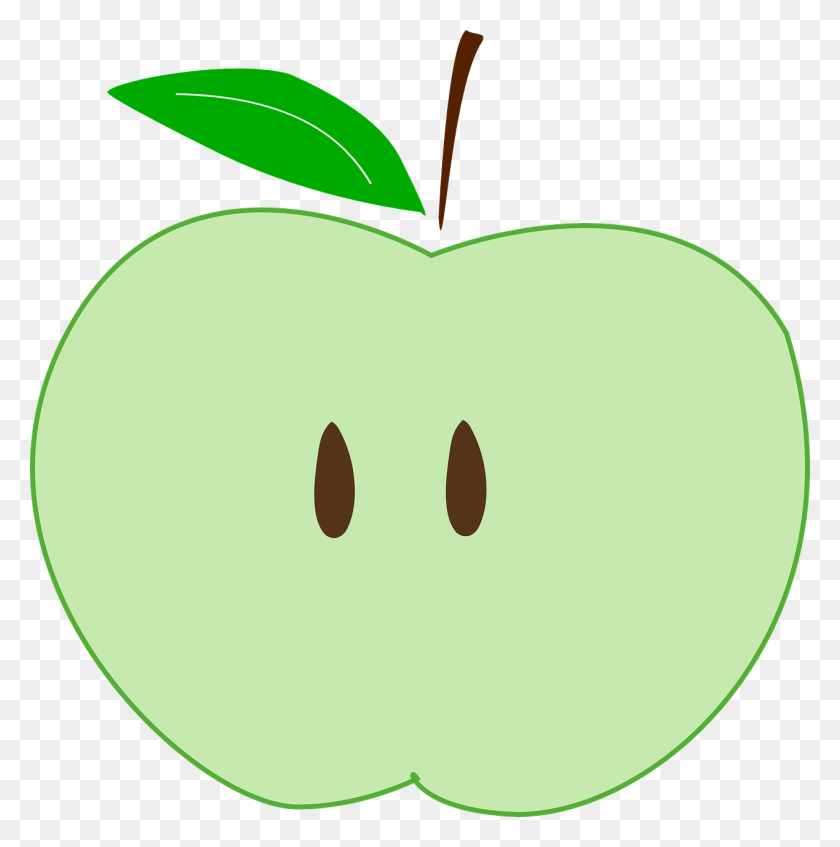 1268x1280 Green Apple Slice Free Picture Clip Art, Plant, Tennis Ball, Tennis HD PNG Download
