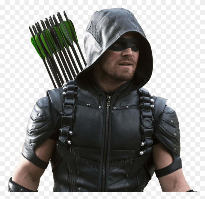 842x814 Green Arrow 100 Or Arrow, Clothing, Apparel, Person HD PNG Download