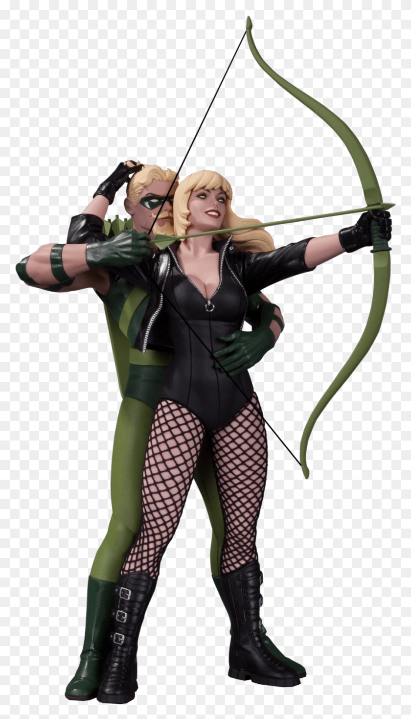 894x1616 Green Arrow And Black Canary By Dctvu Green Arrow Black Canary Action Figure, Archer, Archery, Sport HD PNG Download