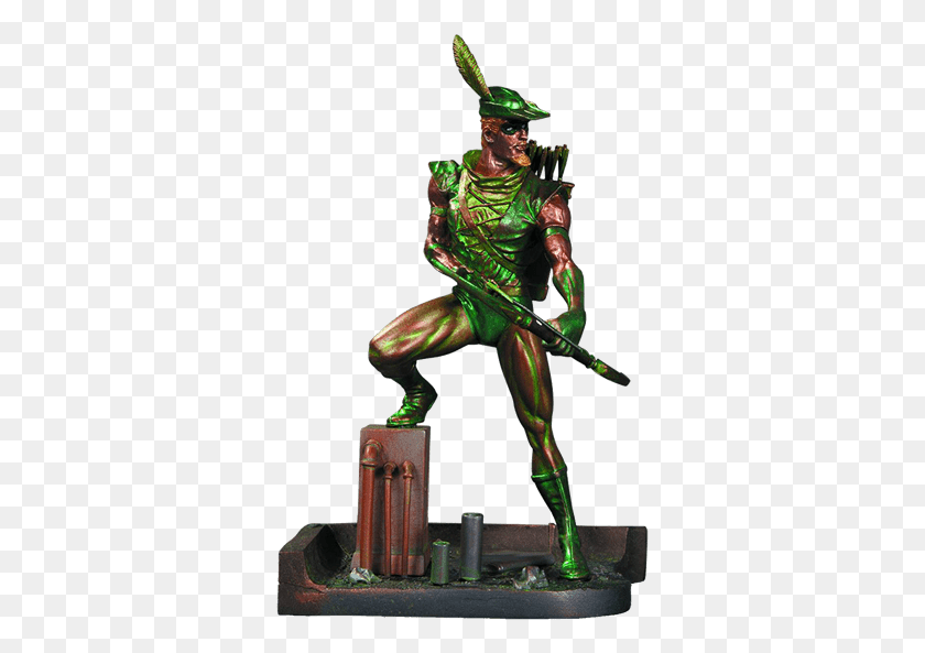 339x533 Зеленая Стрела Мини-Статуя Патина Зеленая Стрела Патина Мини-Статуя, Инопланетянин, Человек, Человек Png Скачать