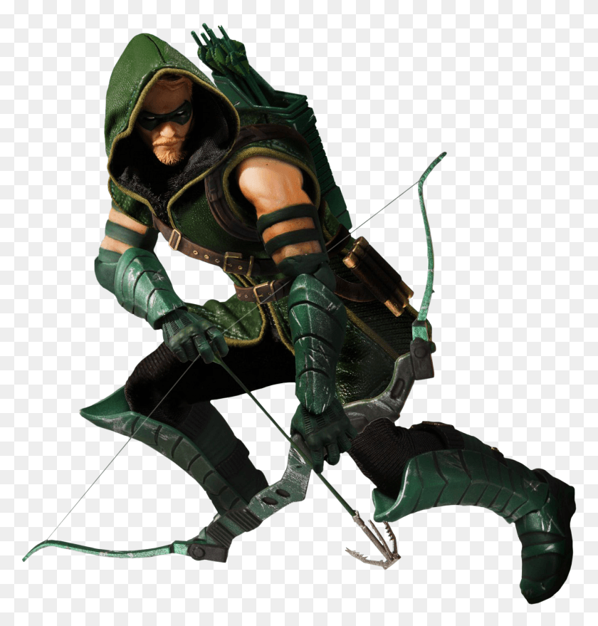 1348x1417 Green Arrow One Green Arrow Dc, Person, Human, Archer HD PNG Download