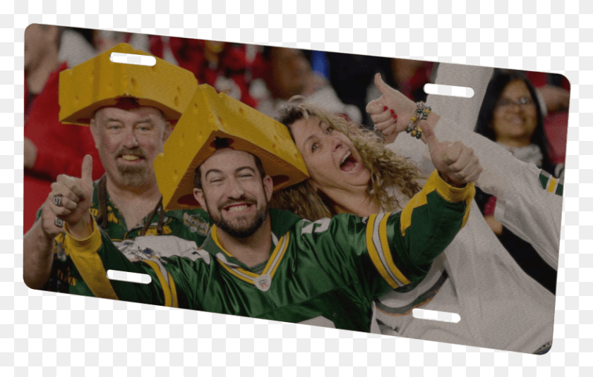 812x495 Green Bay Packers Custom Metal Photo Nfl Fans, Face, Person, Human HD PNG Download
