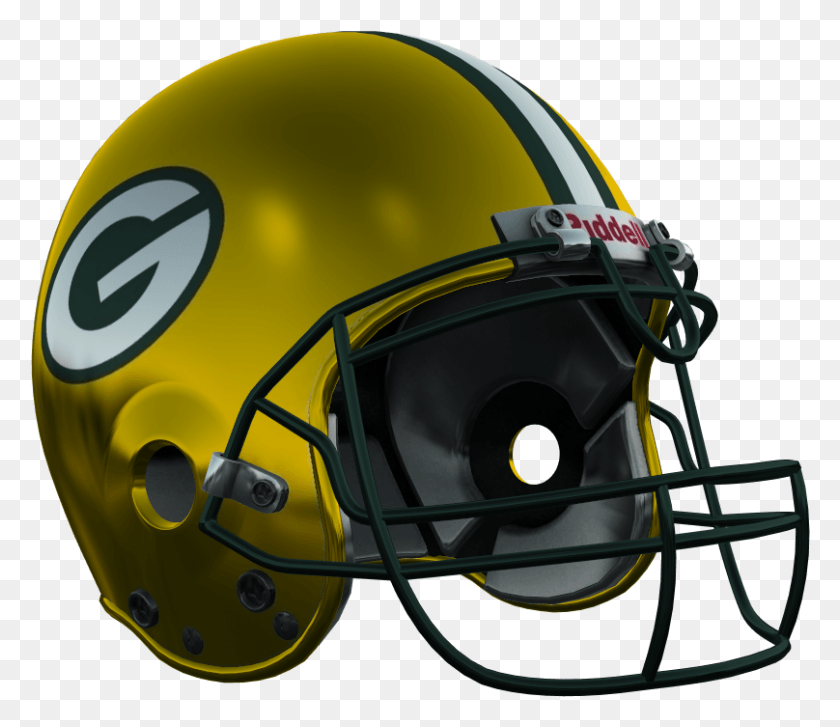 808x691 Green Bay Packers Football Helmet, Clothing, Apparel, Helmet HD PNG Download