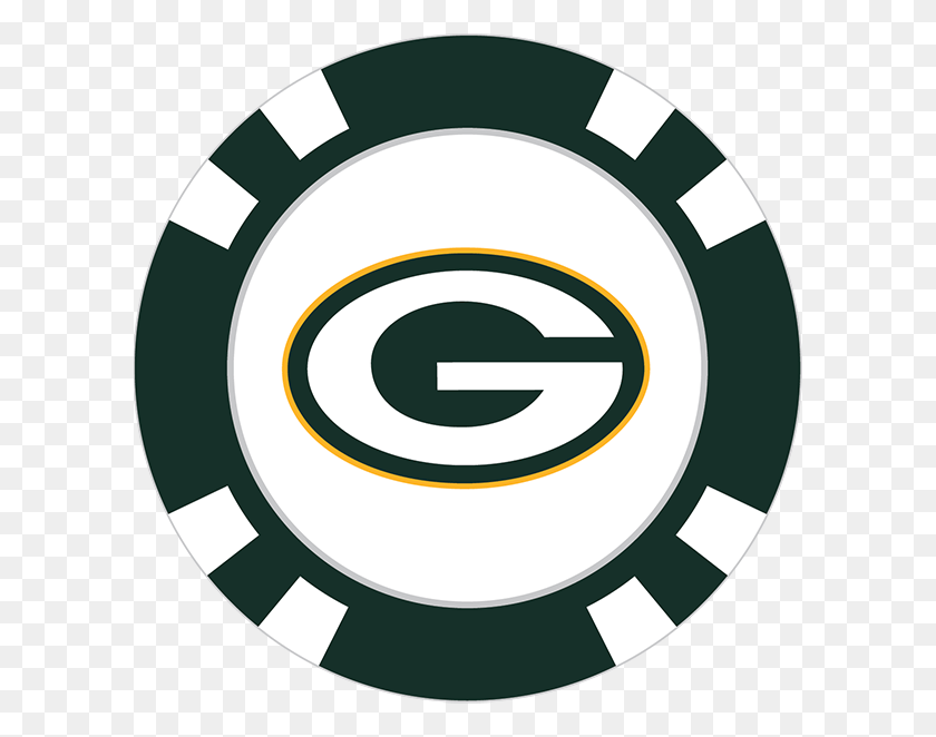 600x602 Green Bay Packers Poker Chip Ball Marker Team Golf Arizona Coyotes Circle Logo, Игра, Лента, Символ Hd Png Скачать