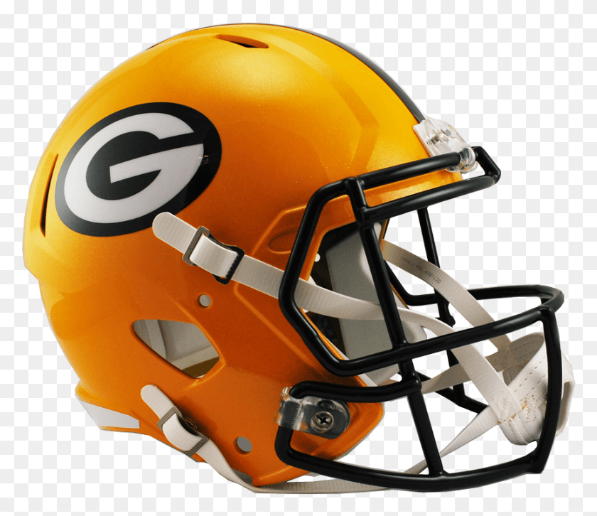 862x737 Green Bay Packers Speed Replica Helmet Football Helmet Packers, Clothing, Apparel, American Football HD PNG Download