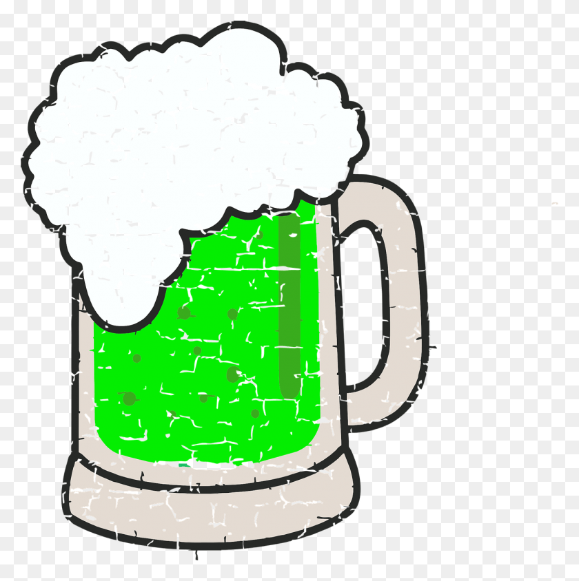 1273x1280 Зеленое Пиво Пиво Ирландское Пиво Кружка, Стакан, Кувшин, Алкоголь Png Скачать