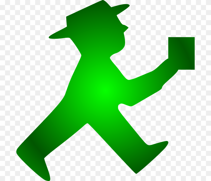 Green Beer Green Man Icon Walking, Person, Symbol, Recycling Symbol Sticker PNG