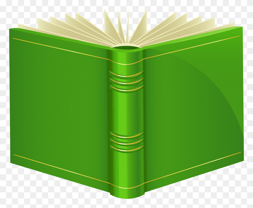 3419x2772 Green Book Clipart Green Book, File Binder, Box, File Folder HD PNG Download