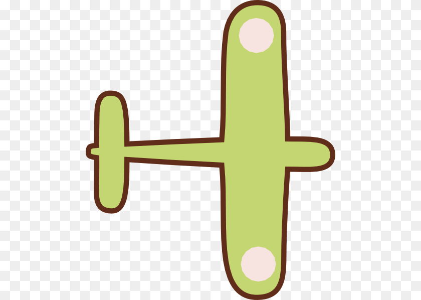 Green Brown Airplane Clipart For Web Sticker PNG