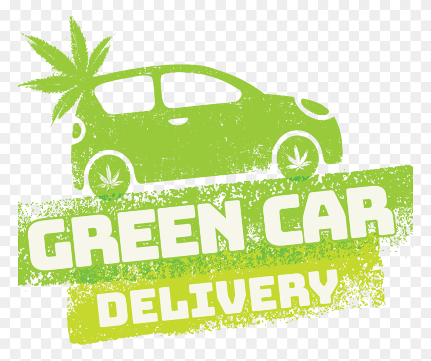 771x644 Green Car Delivery, Poster, Advertisement, Vehicle HD PNG Download