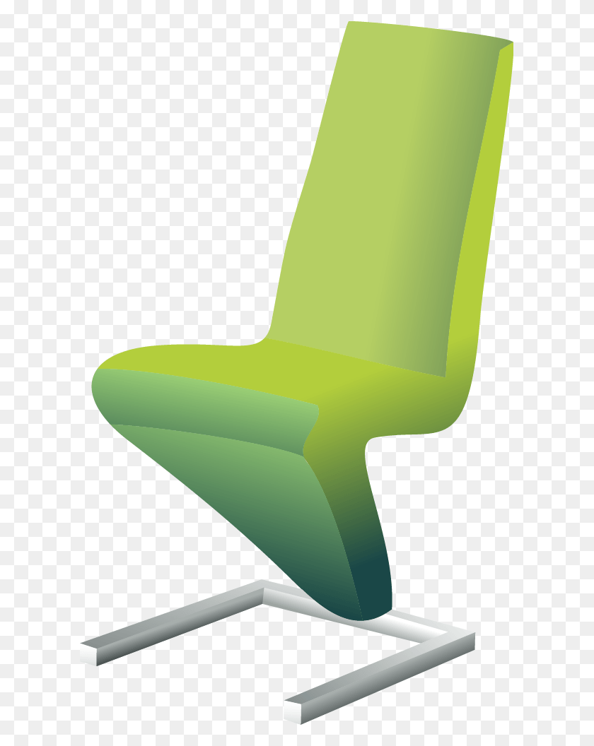 613x996 Green Chairb 14 Green Chair, Furniture, Armchair HD PNG Download