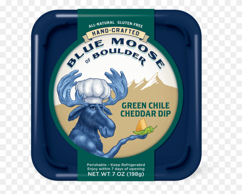 1139x894 Green Chile Cheddar Dip Blue Moose Organic Hummus, Label, Text, Tin HD PNG Download