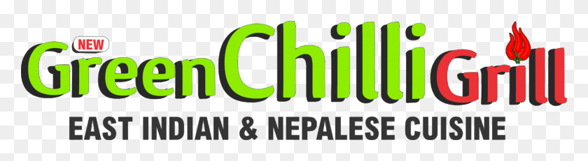 2877x634 Green Chilli Restaurant Logo, Word, Text, Label HD PNG Download