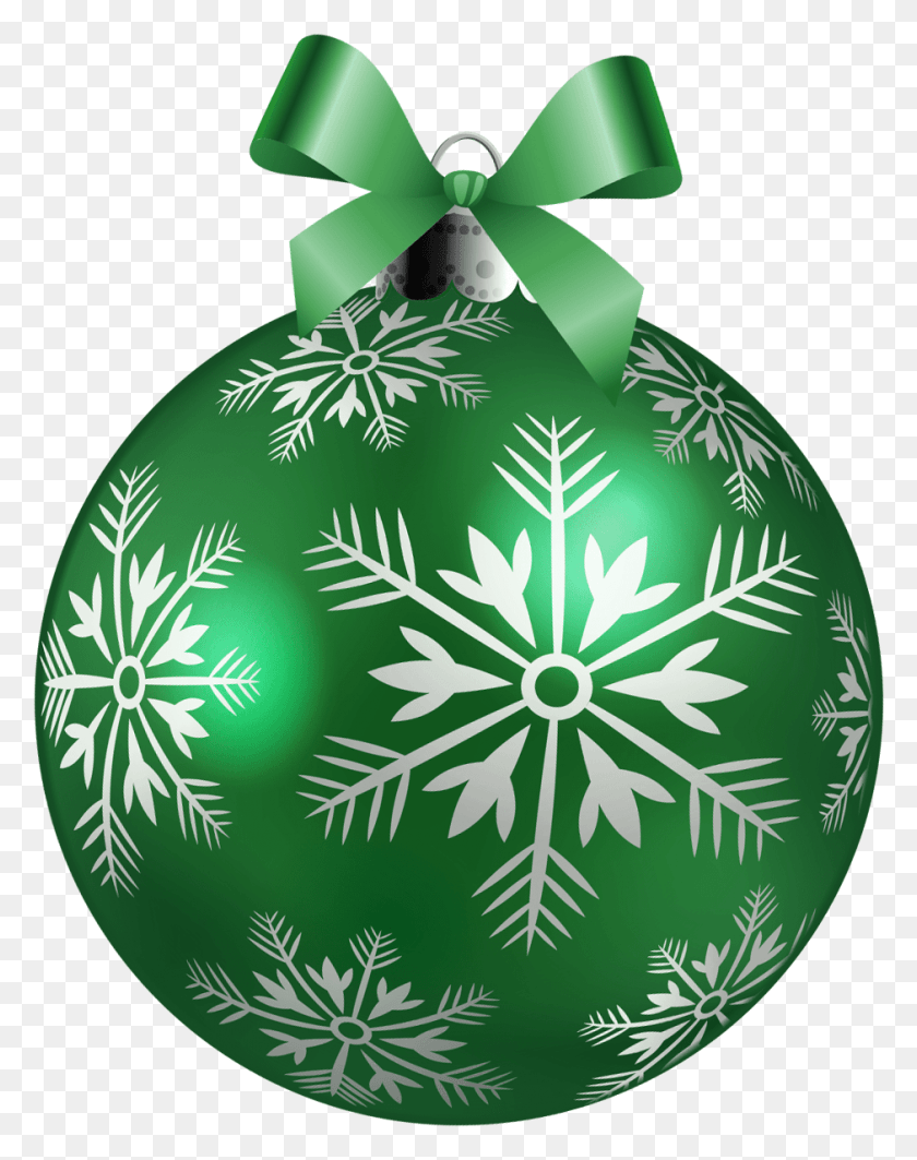 939x1208 Green Christmas Ornament Balls Clip Art Green Christmas Ball, Ornament, Plant, Tree HD PNG Download
