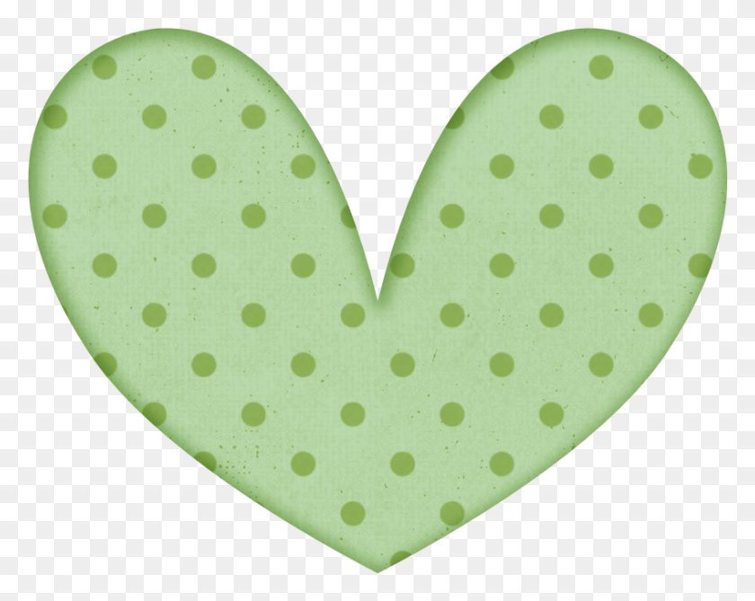 847x662 Green Clip Art Hearts, Cushion, Heart, Rug HD PNG Download