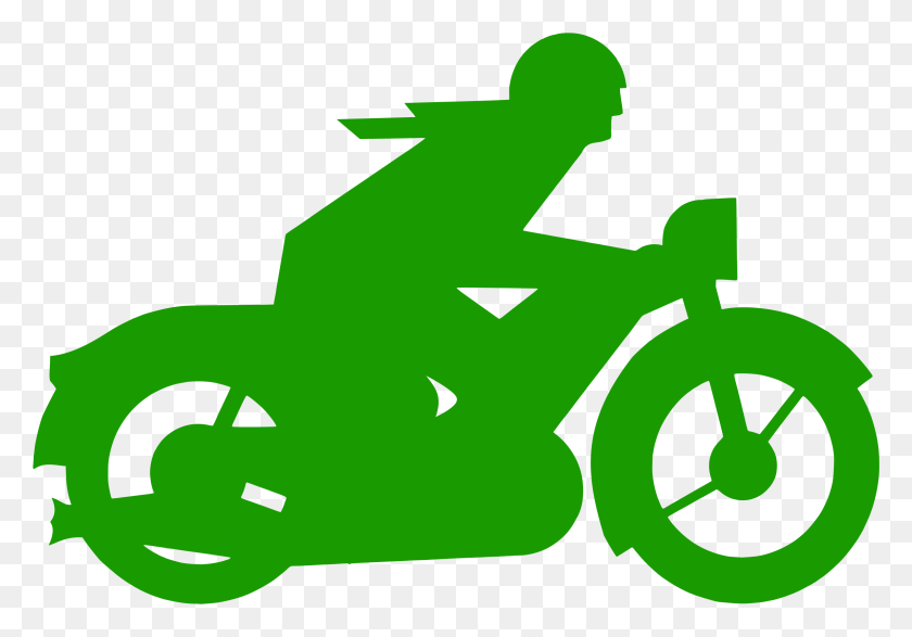 2298x1554 Green Clipart Motorbike Two Wheeler Mechanic Logo, Symbol, Recycling Symbol, Trademark HD PNG Download