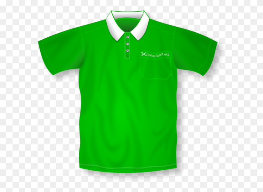 600x552 Зеленый Воротник Рубашка Клипарт, Одежда, Одежда, Футболка Hd Png Скачать