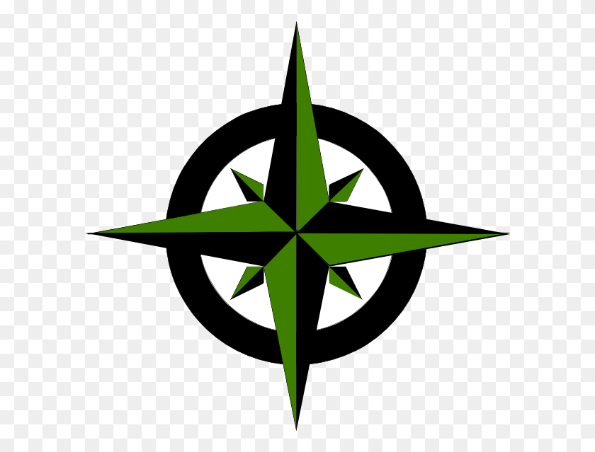 600x579 Green Compass, Compass Math, Symbol HD PNG Download