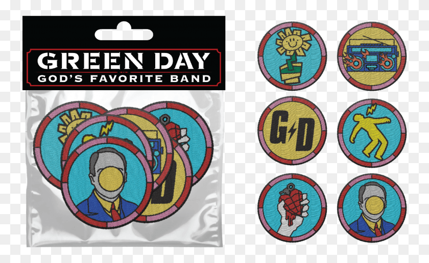 754x456 Green Day Good S Favorite Band, Text, Label, Logo HD PNG Download