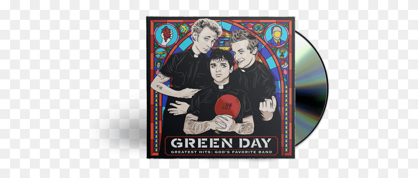 485x299 Green Day Greatest Hits God39s Favorite Band, Person, Human, Book HD PNG Download