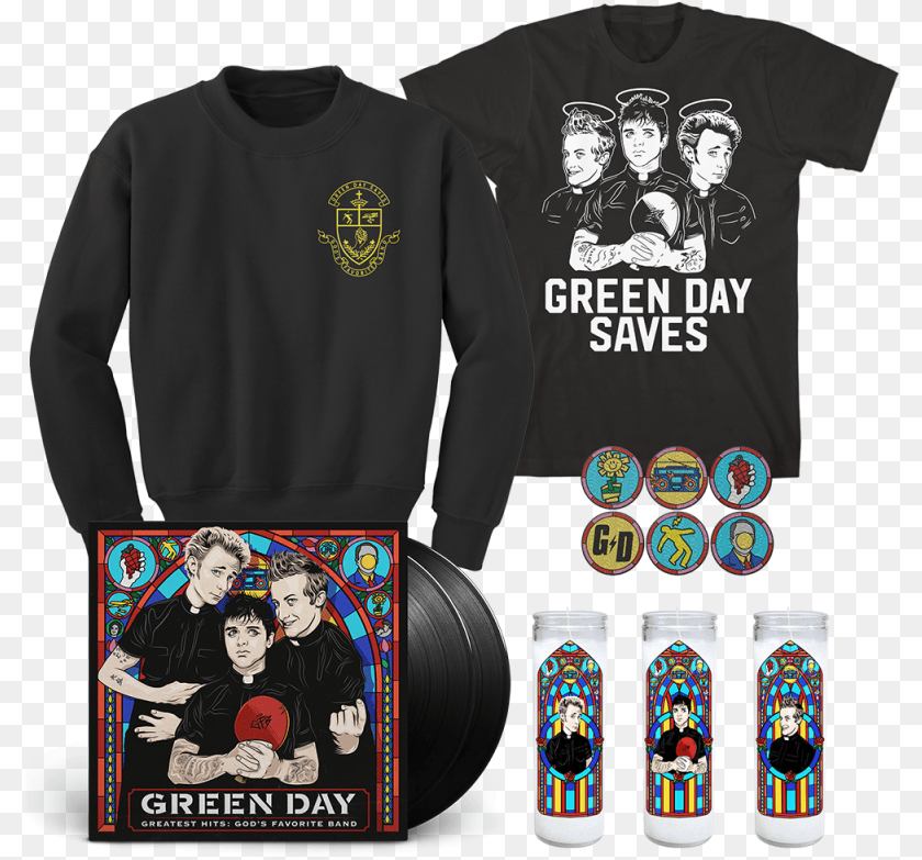 797x783 Green Day Greatest Hits God39s Favorite Band Music, T-shirt, Sleeve, Clothing, Long Sleeve Transparent PNG