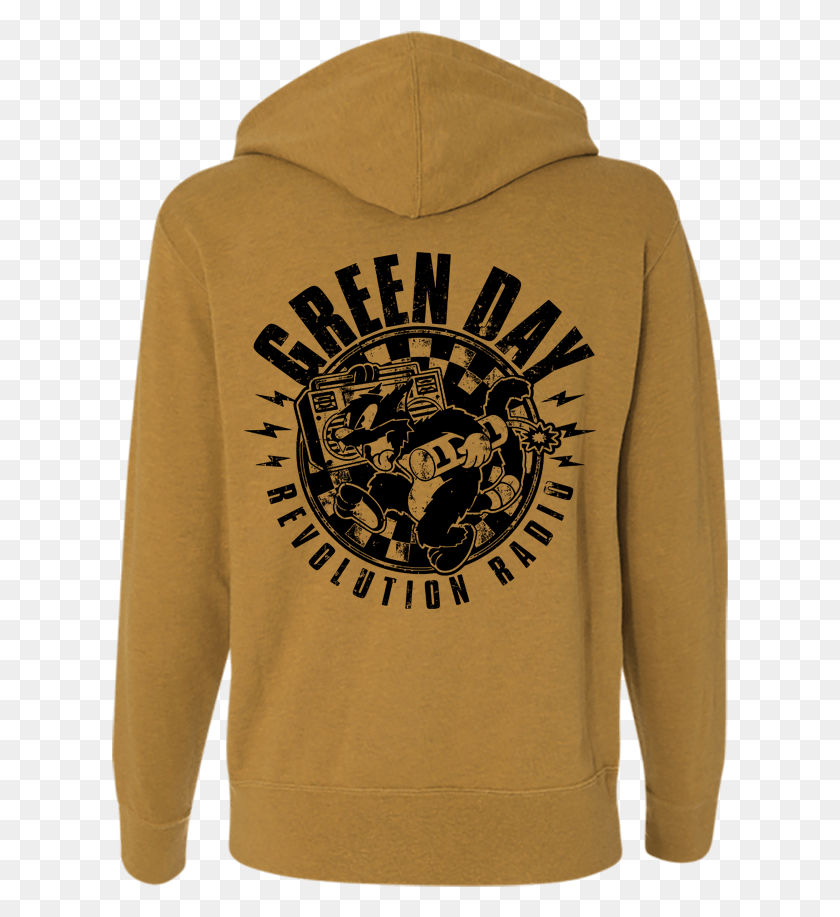 617x857 Green Day Hoodie Zip, Clothing, Apparel, Sleeve HD PNG Download
